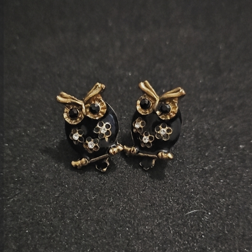 Vintage Owl Earrings